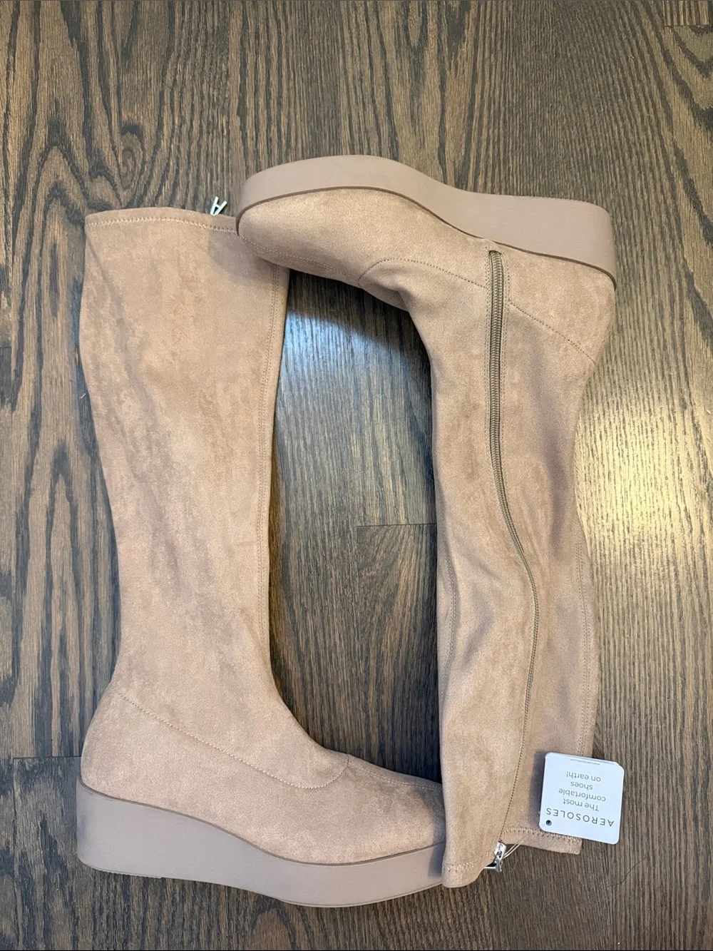 Aerosoles cecina knee high suede boots 7